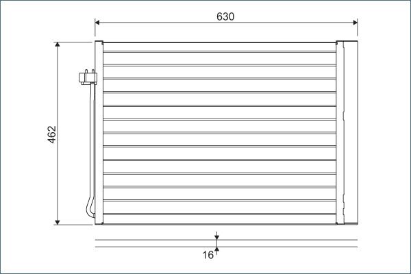 VALEO 814367 Condenser, air conditioning