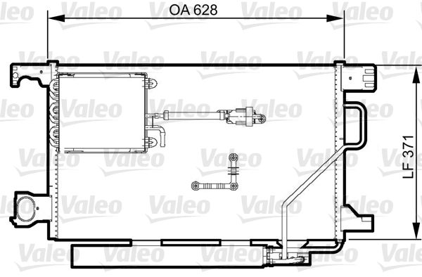 VALEO 814368 Condenser, air conditioning
