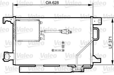 Condenser, air conditioning VALEO 814368