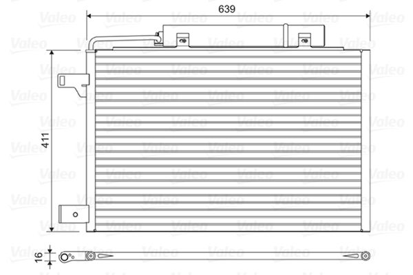 VALEO 814376 Condenser, air conditioning