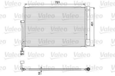 Condenser, air conditioning VALEO 814379
