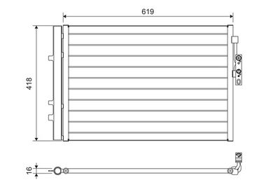 Condenser, air conditioning VALEO 814387