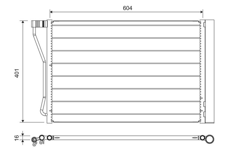 VALEO 814388 Condenser, air conditioning