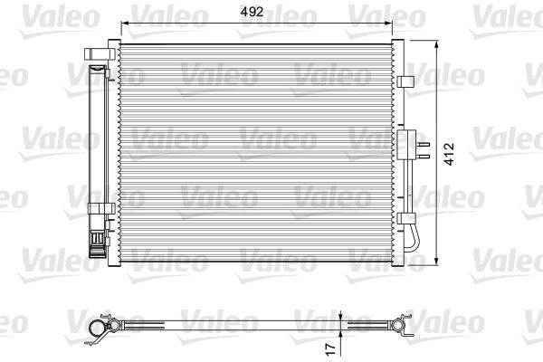 VALEO 814402 Condenser, air conditioning