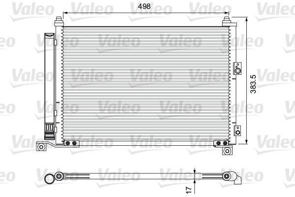 VALEO 814403 Condenser, air conditioning