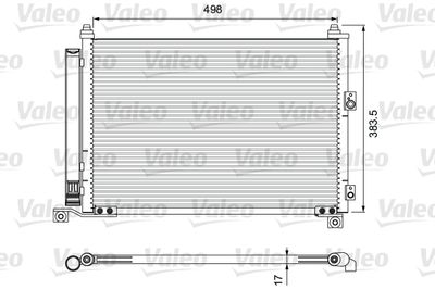 Condenser, air conditioning VALEO 814403