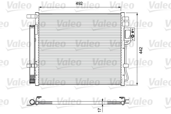 VALEO 814404 Condenser, air conditioning