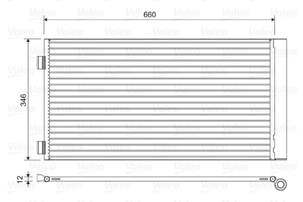 VALEO 814408 Condenser, air conditioning