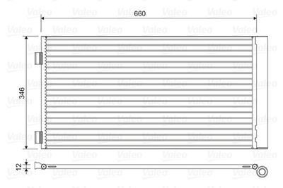 Condenser, air conditioning VALEO 814408