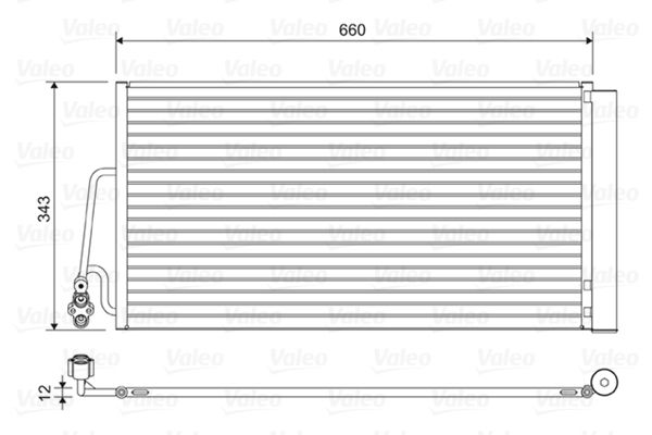 VALEO 814409 Condenser, air conditioning