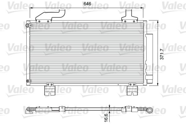 VALEO 814417 Condenser, air conditioning