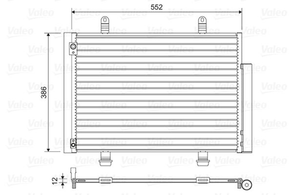 VALEO 814418 Condenser, air conditioning