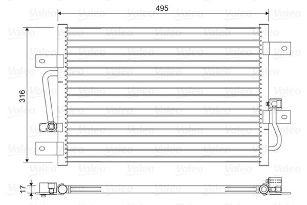 VALEO 814426 Condenser, air conditioning