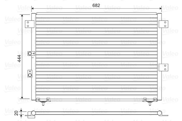 VALEO 814432 Condenser, air conditioning