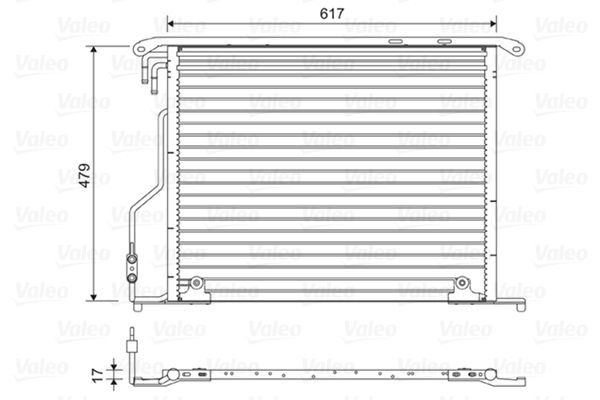 VALEO 814434 Condenser, air conditioning