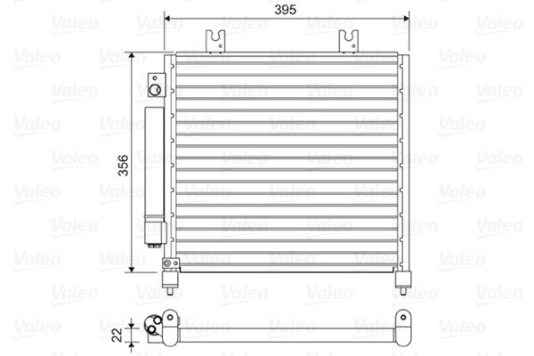 VALEO 814437 Condenser, air conditioning
