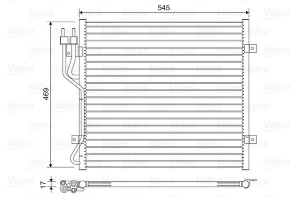 VALEO 814439 Condenser, air conditioning