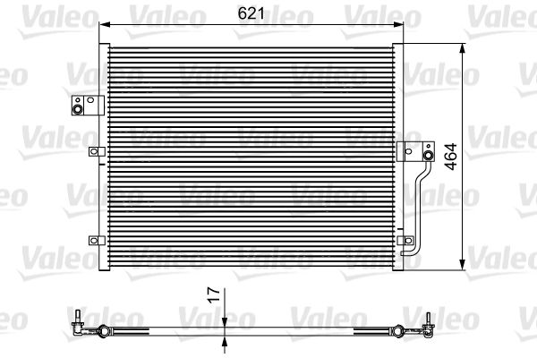 VALEO 814441 Condenser, air conditioning