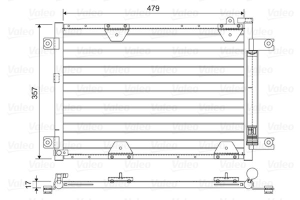 VALEO 814444 Condenser, air conditioning