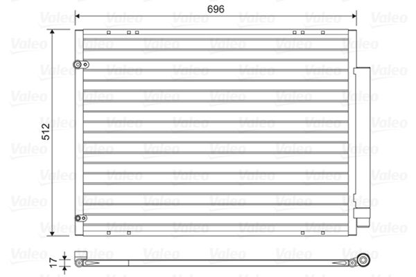 VALEO 814448 Condenser, air conditioning