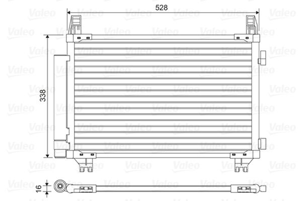 VALEO 814449 Condenser, air conditioning
