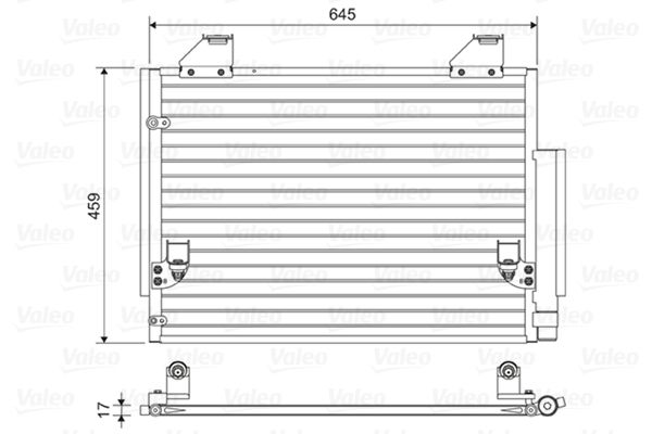 VALEO 814457 Condenser, air conditioning