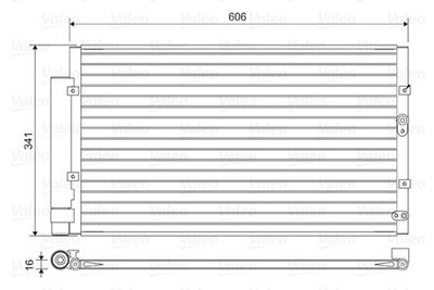 Condenser, air conditioning VALEO 814458