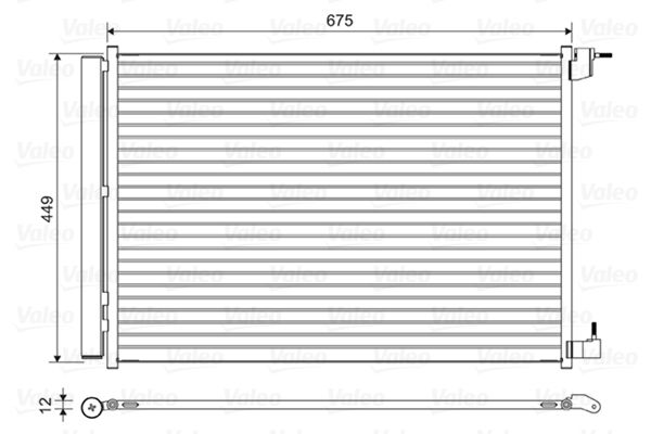 VALEO 814468 Condenser, air conditioning