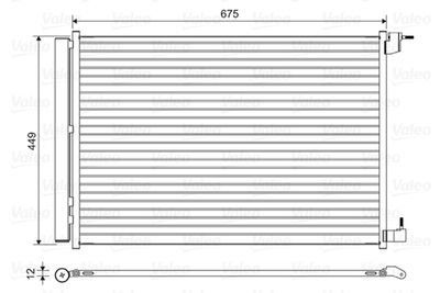 Condenser, air conditioning VALEO 814468