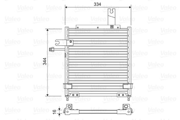 VALEO 814482 Condenser, air conditioning