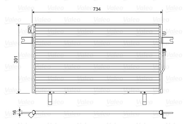 VALEO 814489 Condenser, air conditioning