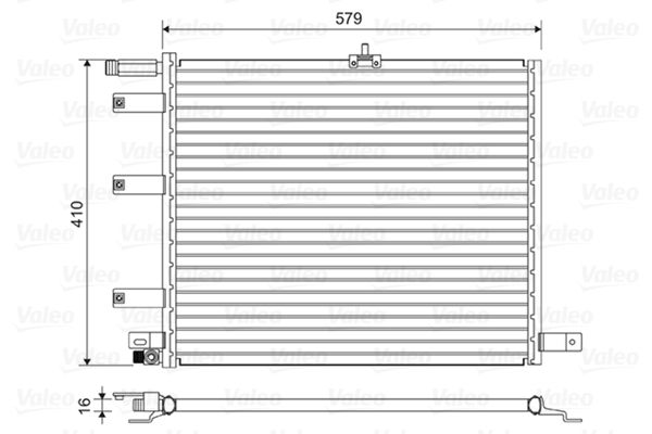 VALEO 814490 Condenser, air conditioning
