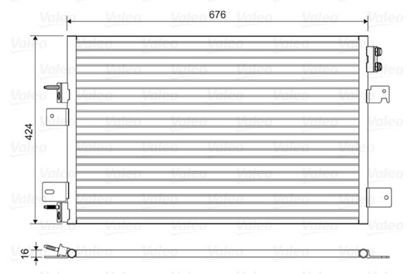 VALEO 814492 Condenser, air conditioning