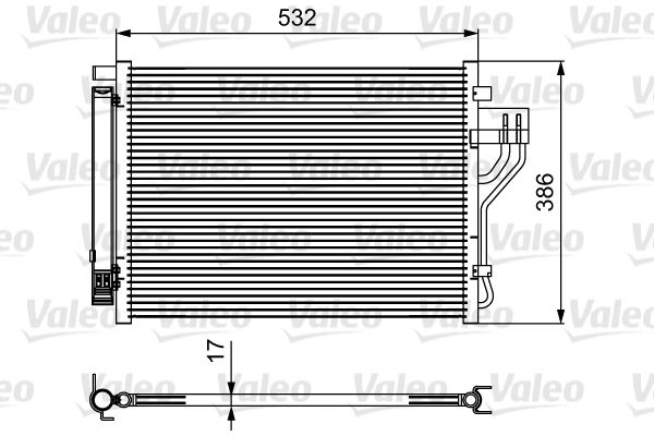VALEO 814494 Condenser, air conditioning