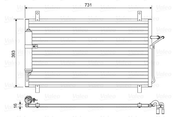 VALEO 814496 Condenser, air conditioning