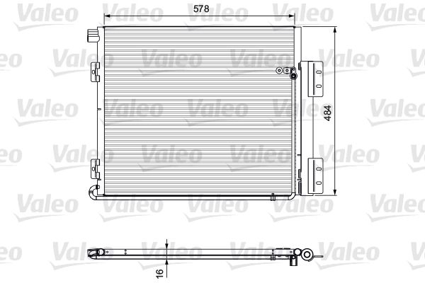VALEO 815060 Condenser, air conditioning