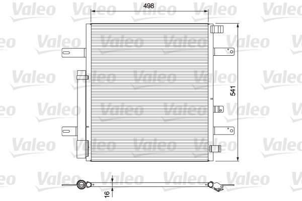 VALEO 815061 Condenser, air conditioning