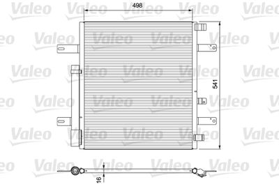 Condenser, air conditioning VALEO 815061