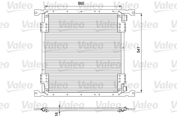 VALEO 815088 Condenser, air conditioning