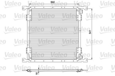 Condenser, air conditioning VALEO 815088