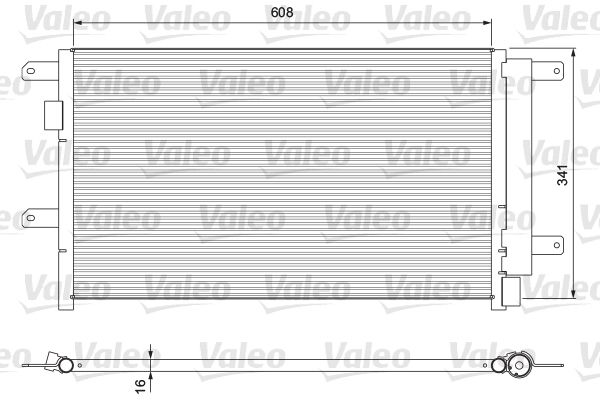 VALEO 815089 Condenser, air conditioning