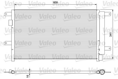 Condenser, air conditioning VALEO 815089