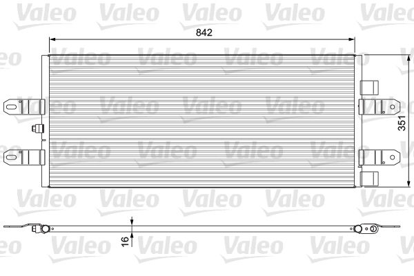 VALEO 815093 Condenser, air conditioning