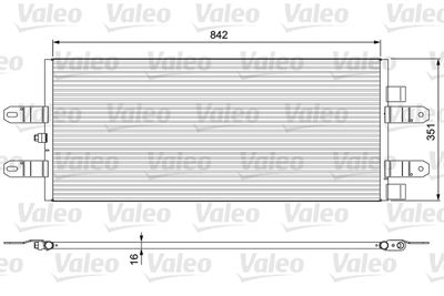 Condenser, air conditioning VALEO 815093