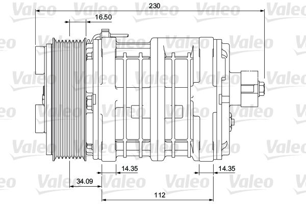 VALEO 815909 Compressor, air conditioning