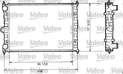 Radiator, engine cooling VALEO 816703