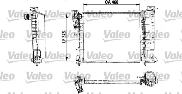 VALEO 816715 Radiator, engine cooling