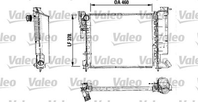 Radiator, engine cooling VALEO 816715