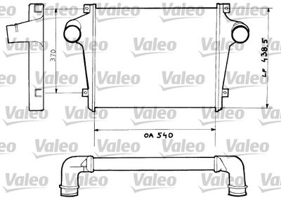 Charge Air Cooler VALEO 816732