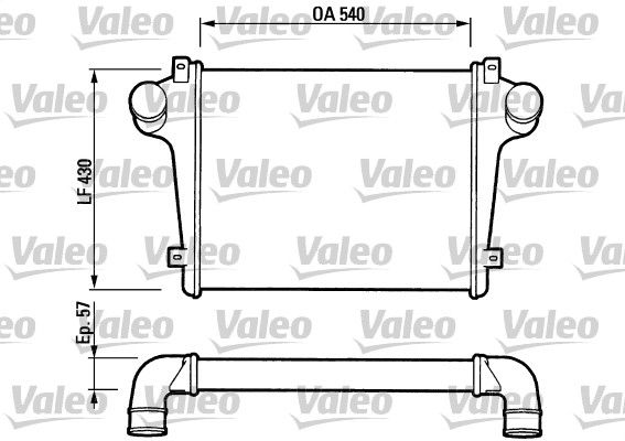 VALEO 816736 Charge Air Cooler